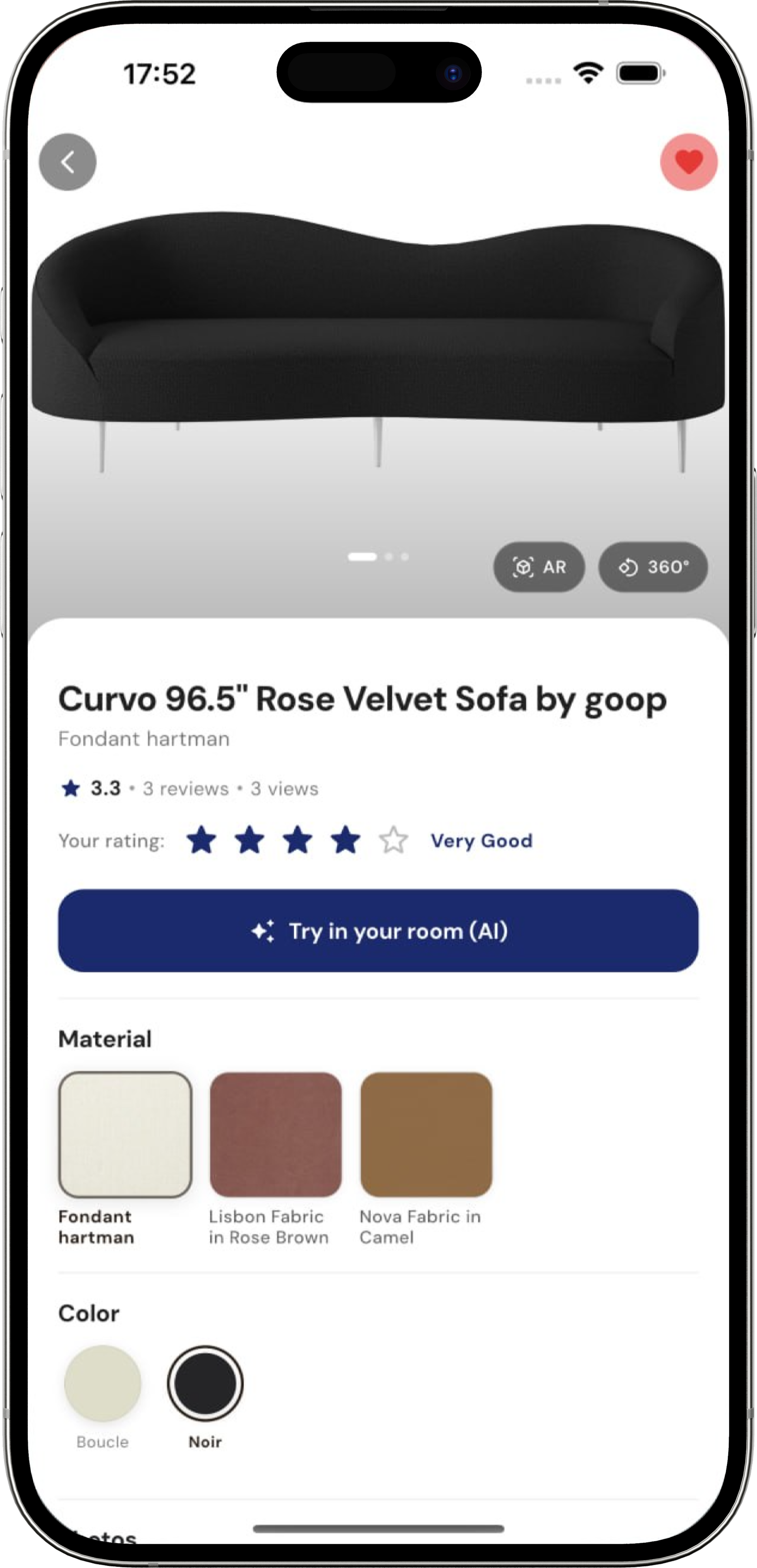 Evim App — mahsulotlar